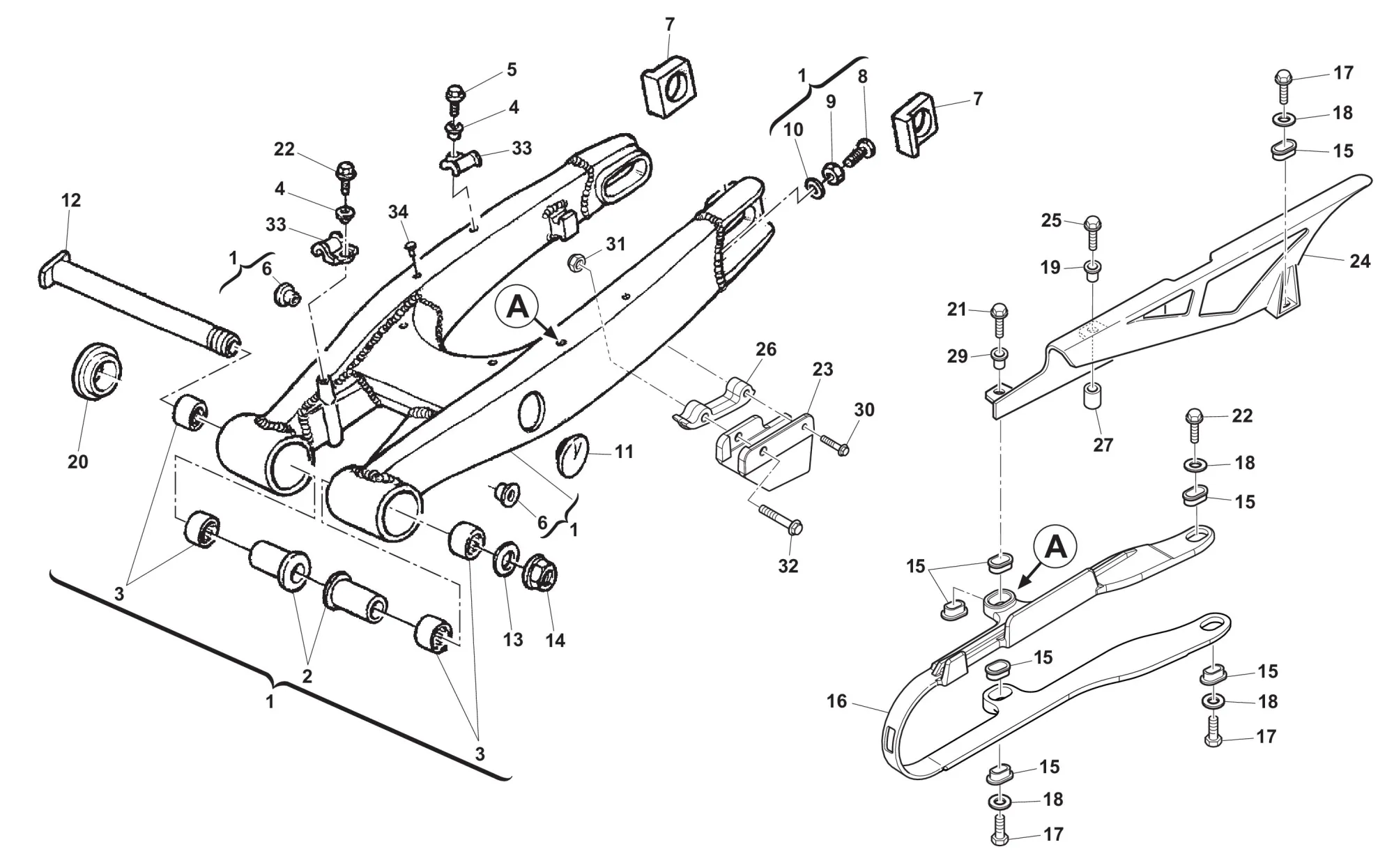 Hinterradschwinge Hinterradschwinge
