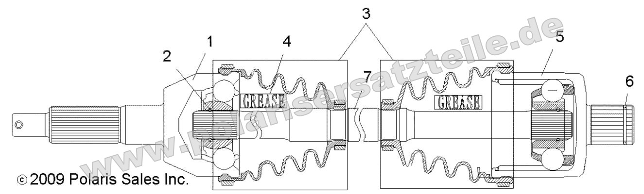 Drive Train, Rear Drive Shaft