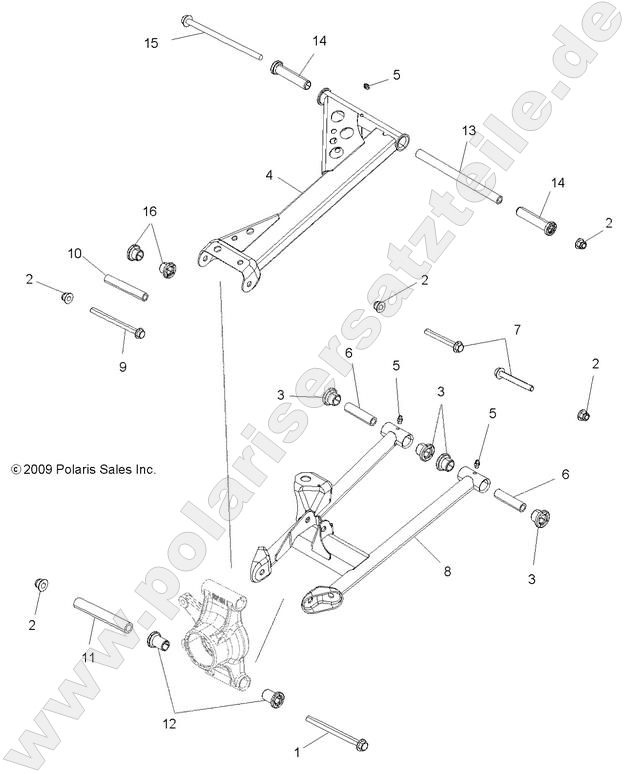 SUSPENSION, REAR SUSPENSION, REAR