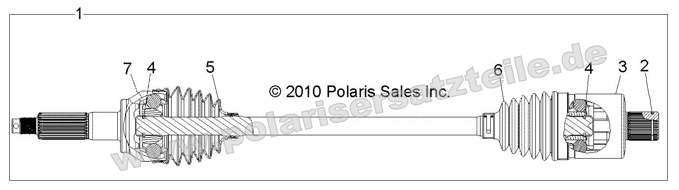 Drive Train, Rear Drive Shaft