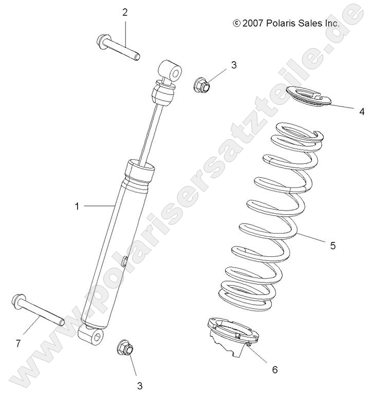 SUSPENSION, SHOCK, REAR