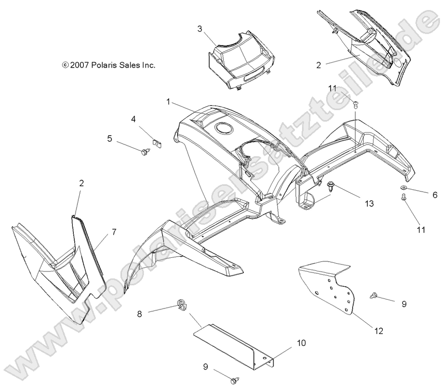 BODY, FRONT CAB and SIDE PANELS BODY, FRONT CAB and SIDE PANELS
