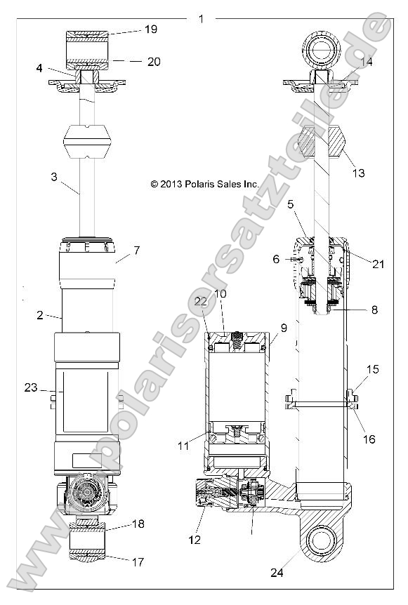 Suspension, Shock, Front Suspension, Shock, Front