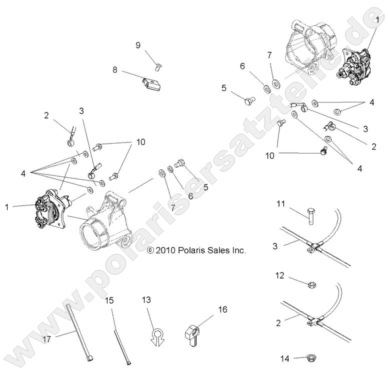BRAKES, REAR BRAKE LINES