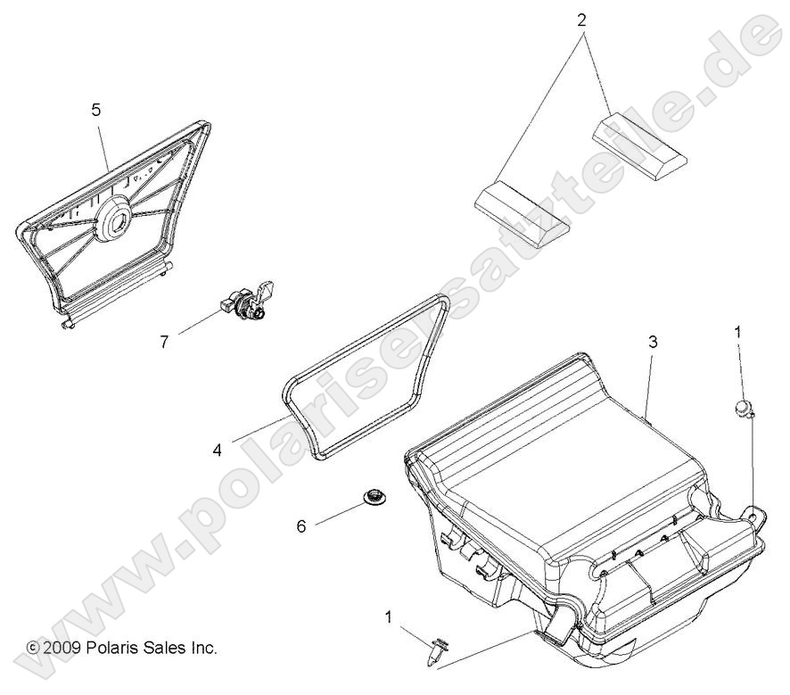 BODY, STORAGE BOX, REAR