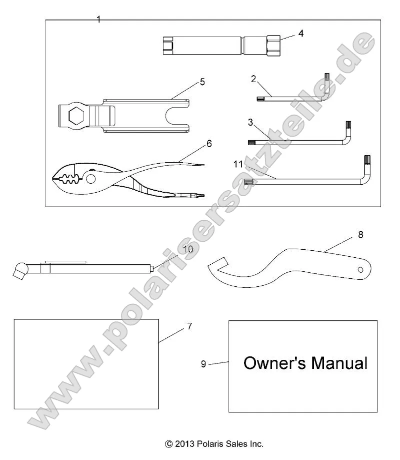 References, Tool Kit and Owners Manual
