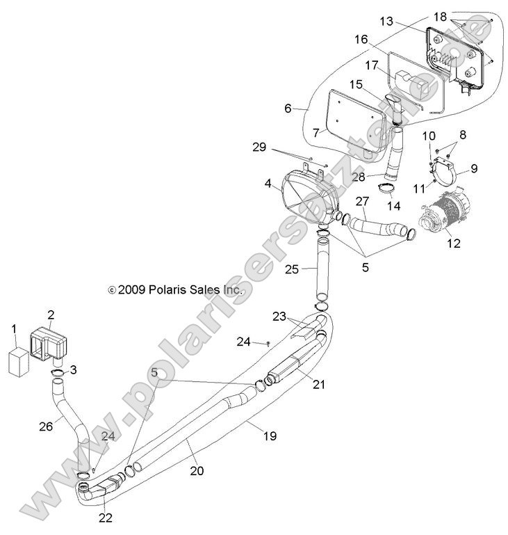 Engine, Clutch Air Intake
