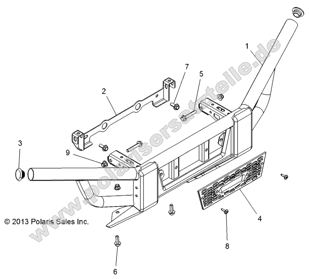 Chassis, Bumper, Front Chassis, Bumper, Front