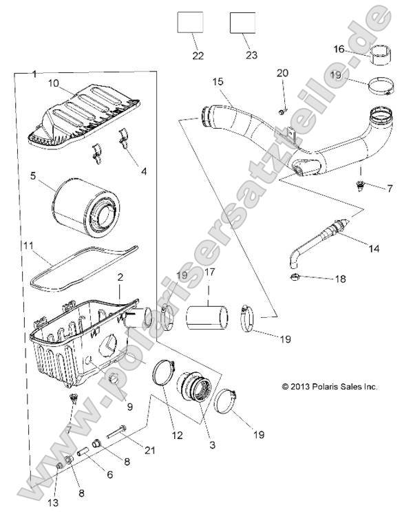 Engine, Air Intake System