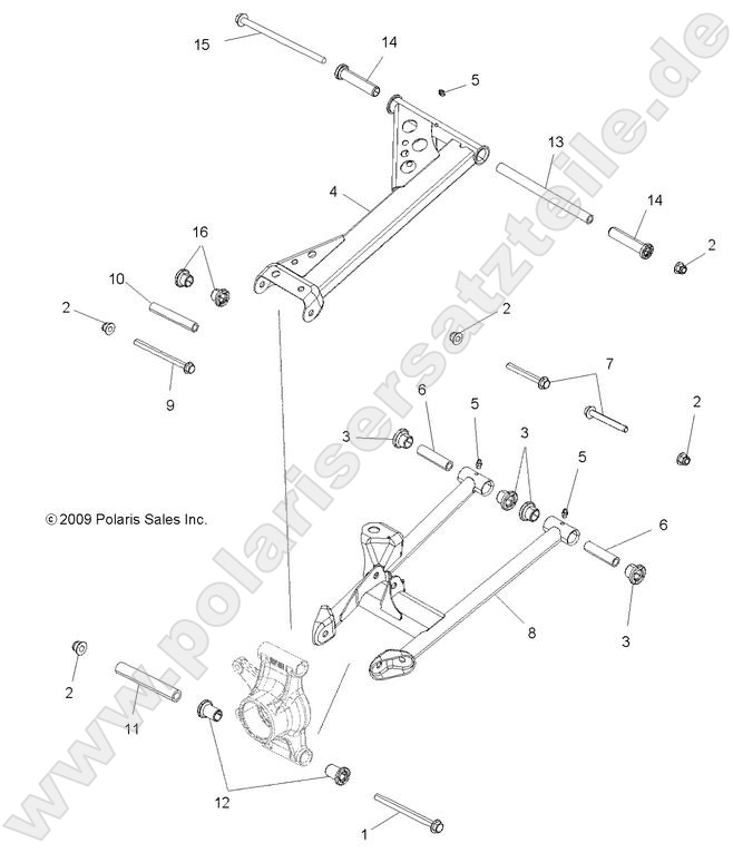 SUSPENSION, REAR SUSPENSION, REAR