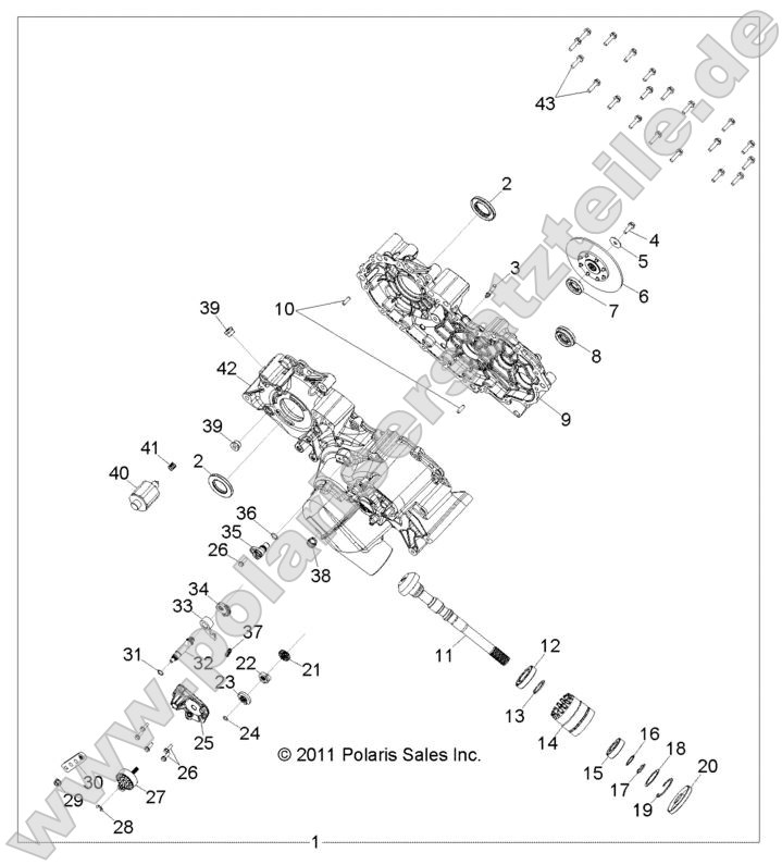 Drive Train, Main Gearcase