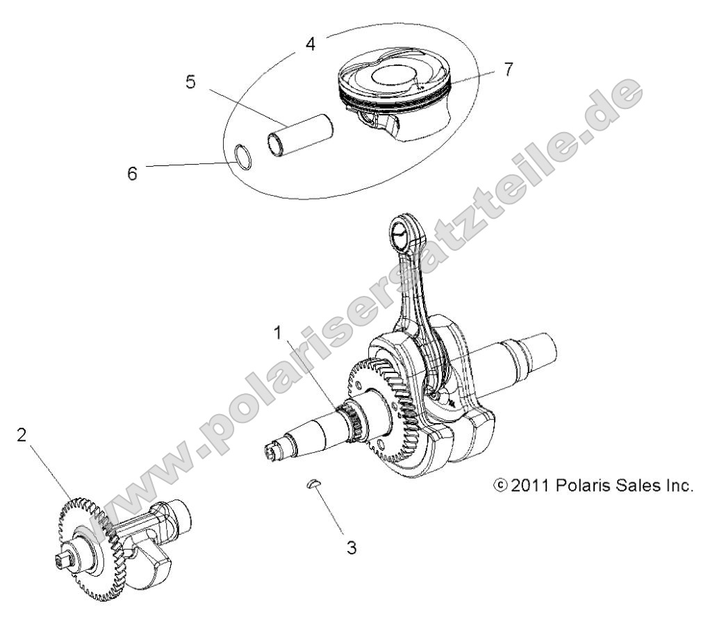 Engine, Crankshaft, Piston and Balance Shaft Engine, Crankshaft, Piston and Balance Shaft