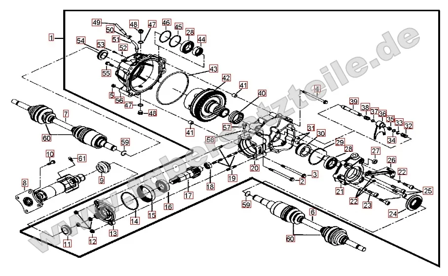 Differenzial hinten Differenzial hinten