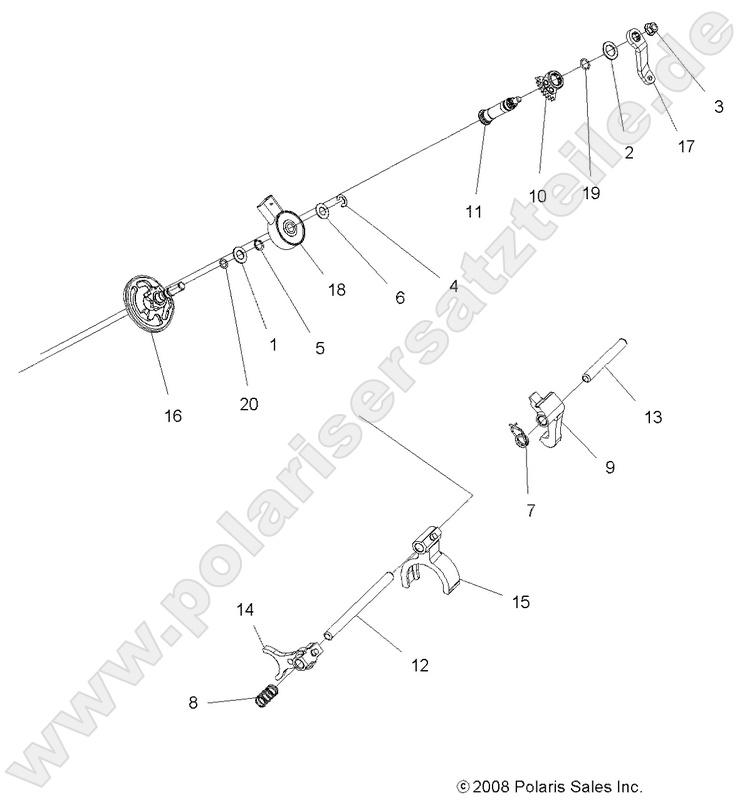 DRIVE TRAIN, MAIN GEARCASE SHIFT FORKS (Built 3/02/11 and After) DRIVE TRAIN, MAIN GEARCASE SHIFT FORKS (Built 3/02/11 and After)