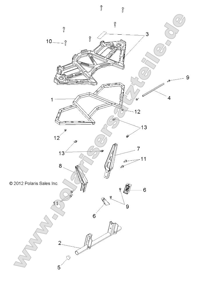 Body, Rear Rack Body, Rear Rack