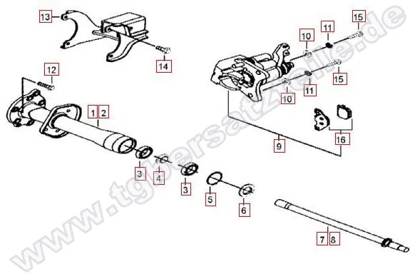 Hinterradachse Hinterradachse
