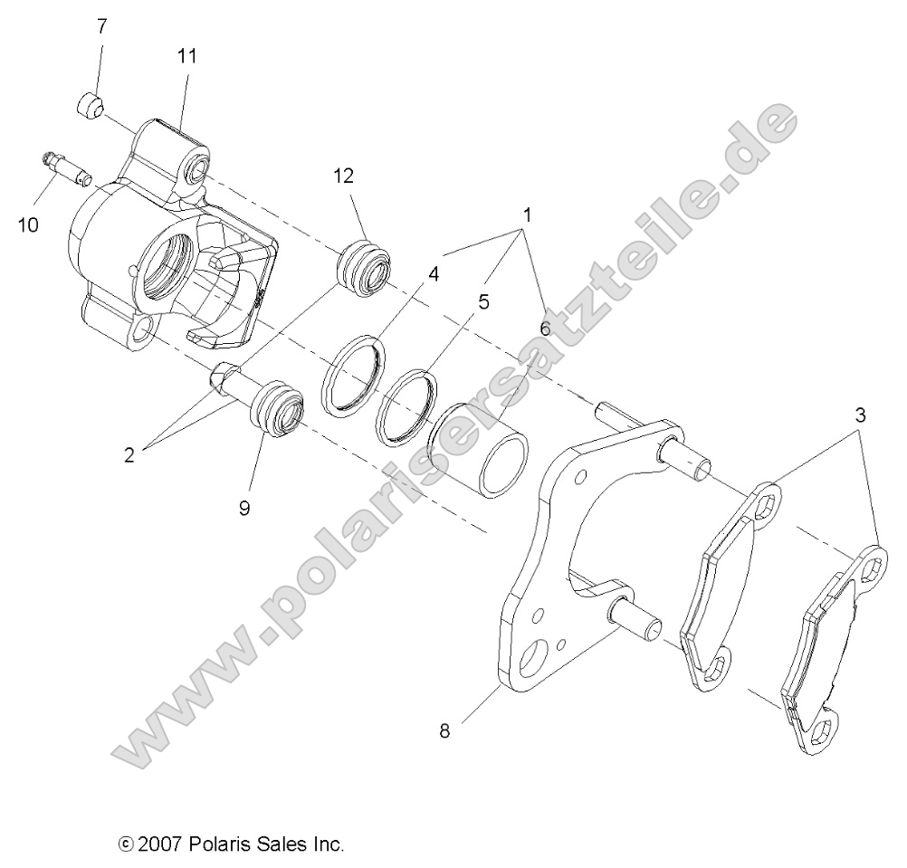 Brakes, Front Caliper Brakes, Front Caliper