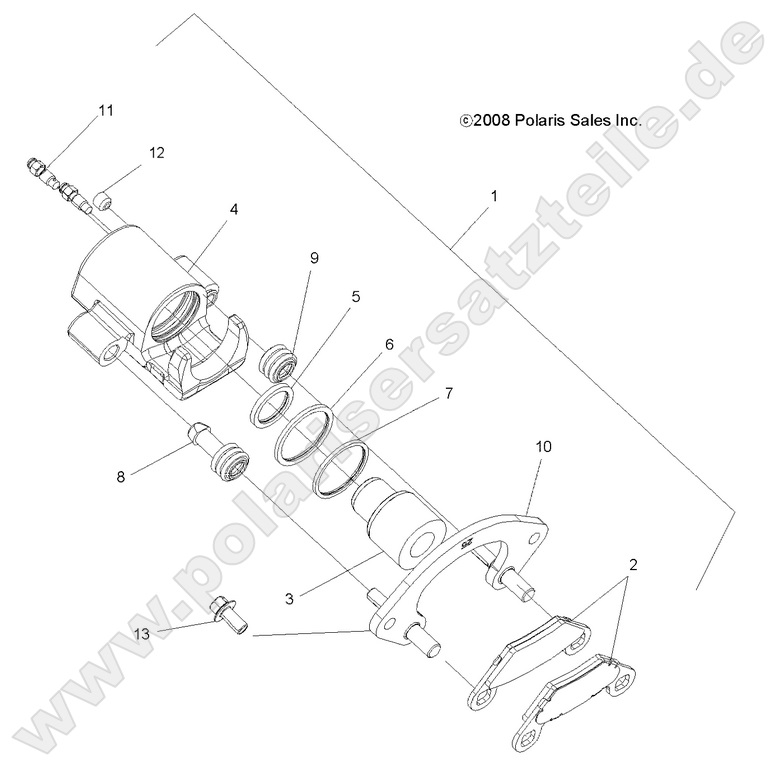 BRAKES, REAR CALIPER BRAKES, REAR CALIPER