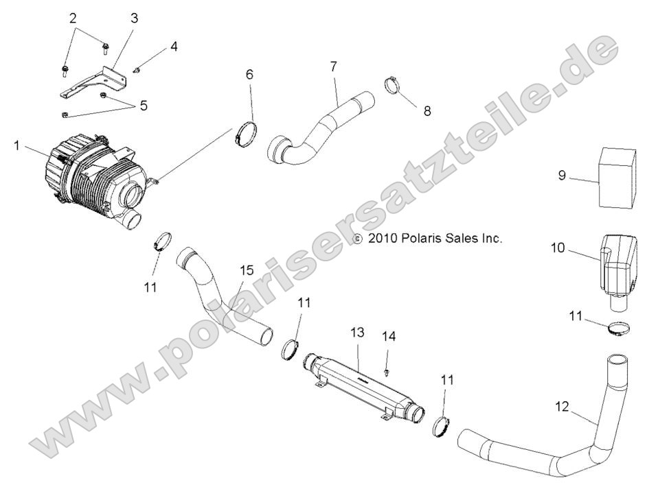 Engine, Air Intake Ducting