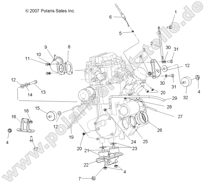 ENGINE, MOUNTING ENGINE, MOUNTING