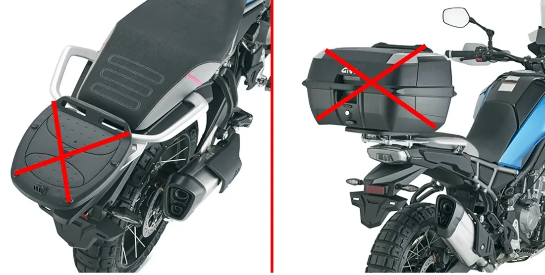 Givi Topcaseträger für Monokey und Monolock Koffer - CFMoto 450 MT 2024-25 - SR9226
