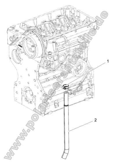 Engine, Water Blow By Hose