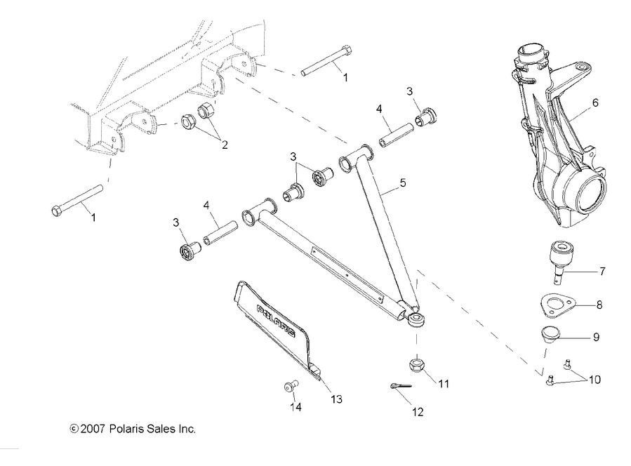 SUSPENSION, A-ARM AND STRUT MOUNTING