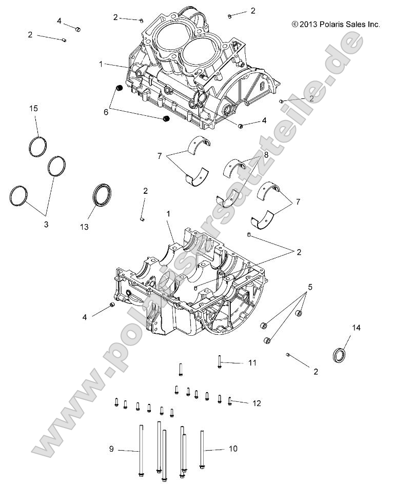 Engine, Crankcase Engine, Crankcase