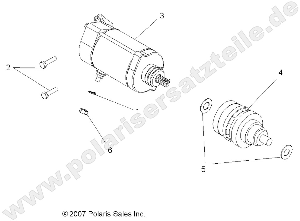 ENGINE, STARTING MOTOR ENGINE, STARTING MOTOR