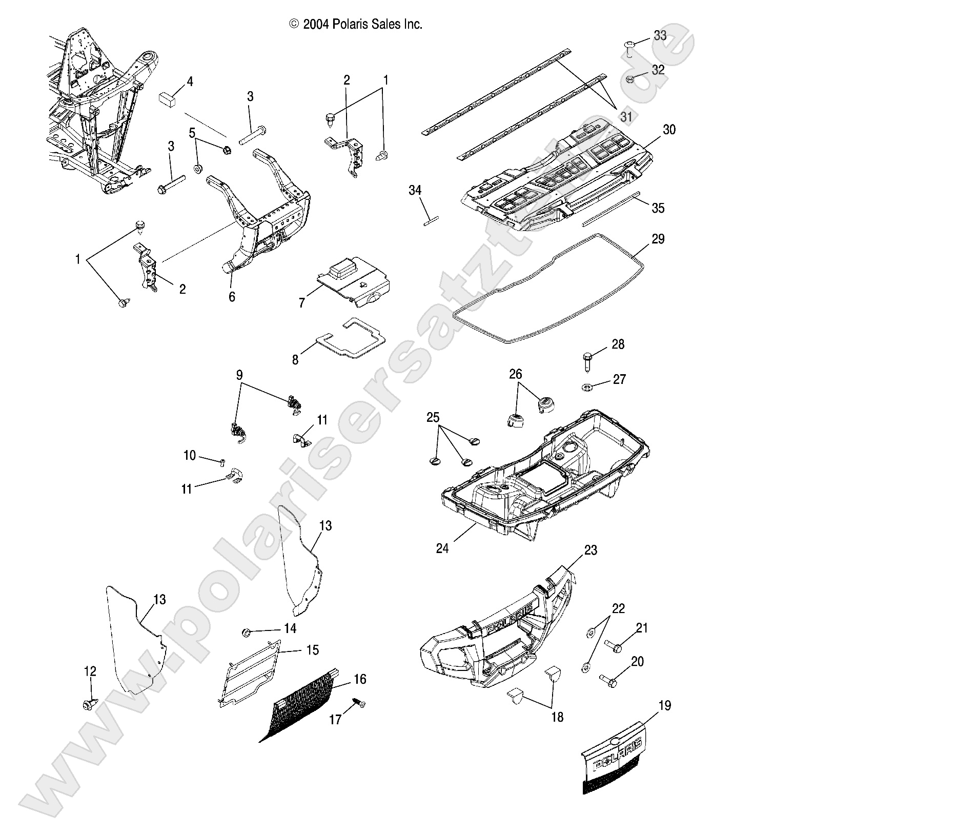 FRONT STORAGE and BUMPER MOUNTING FRONT STORAGE and BUMPER MOUNTING