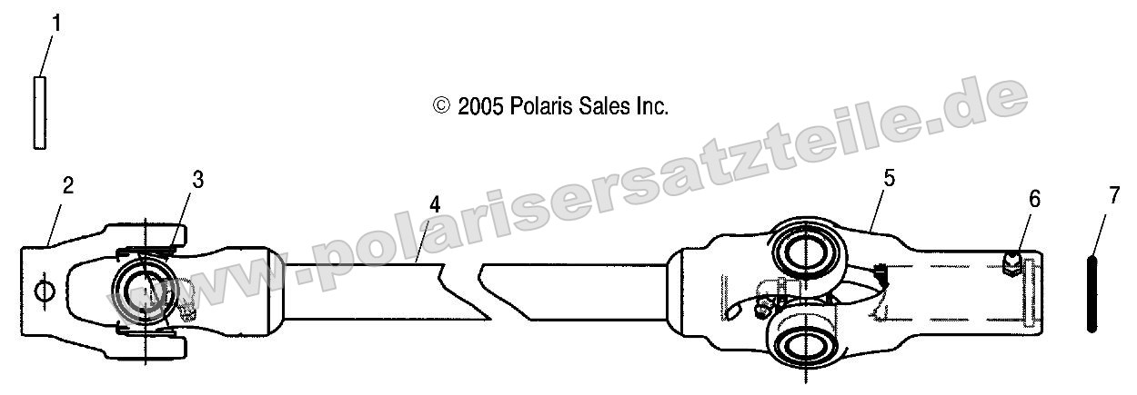 Drive Train, Front Prop Shaft