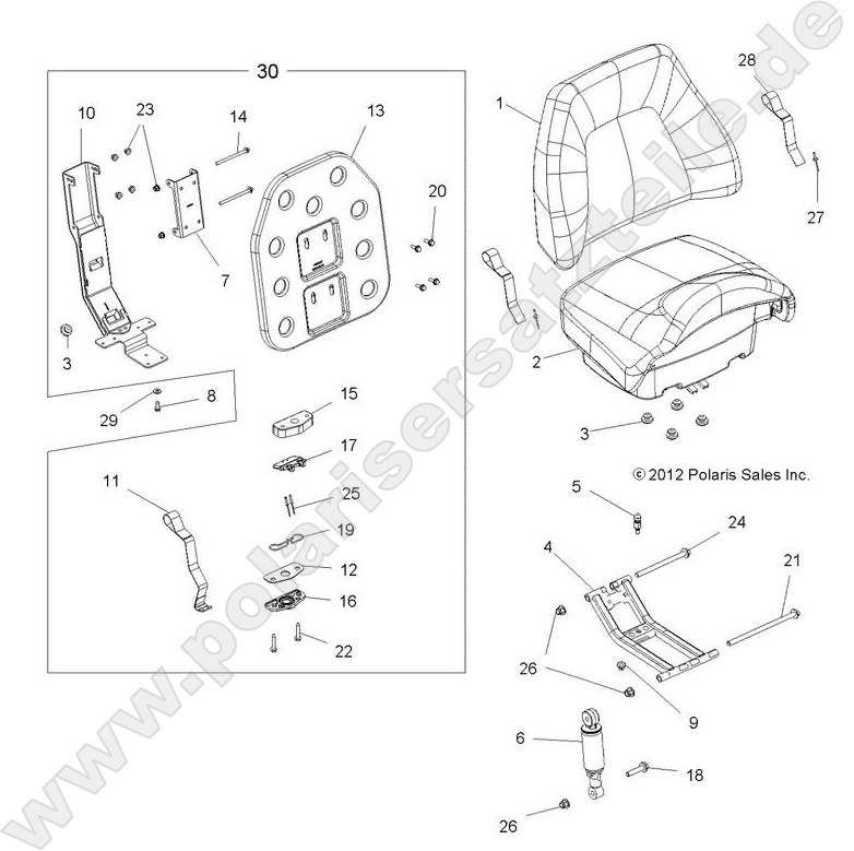 BODY, SEAT, PASSENGER