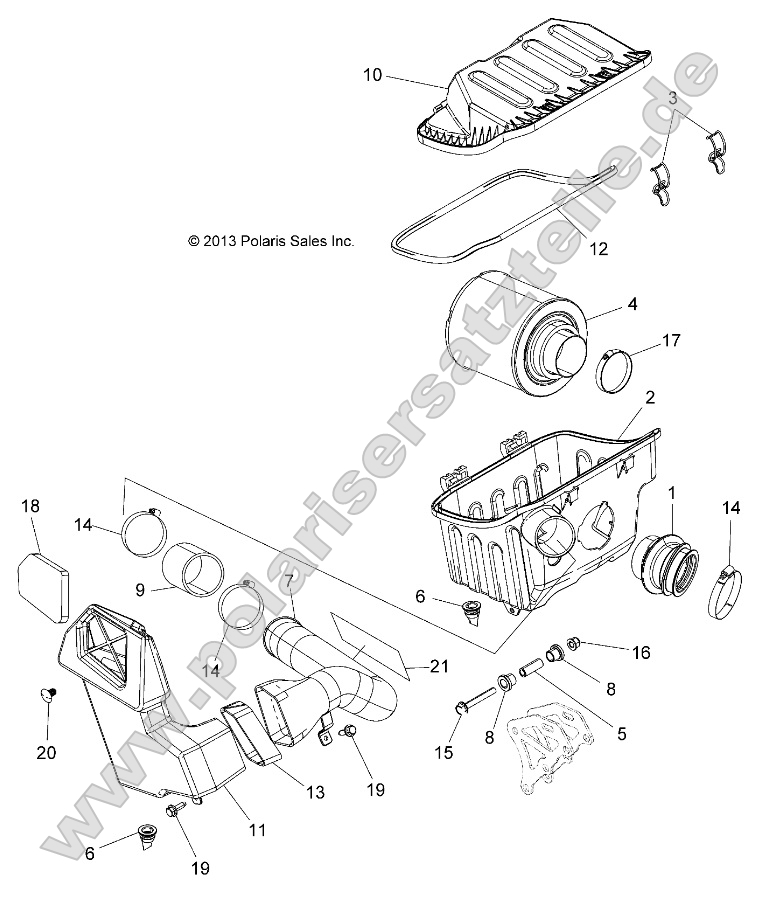 Engine, Air Intake System Engine, Air Intake System