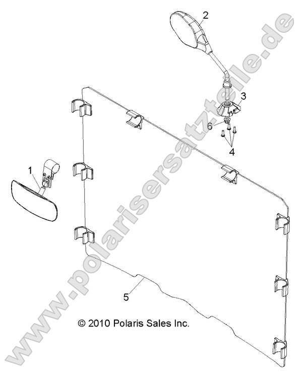 Body, Mirrors and Windshield