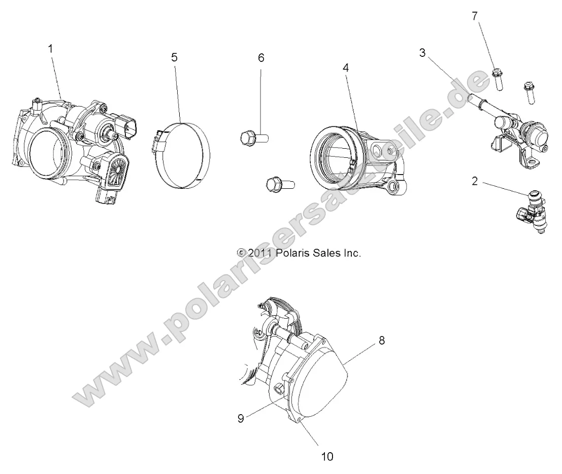 Engine, Throttle Body and Fuel Rail Engine, Throttle Body and Fuel Rail