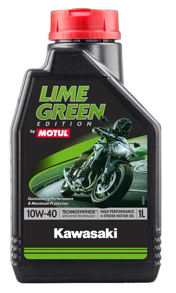 Motul Motoröl Kawasaki Lime Green 4T Technosynthese 10W40 - 1 Liter Motul Motoröl Kawasaki Lime Green 4T Technosynthese 10W40 - 1 Liter