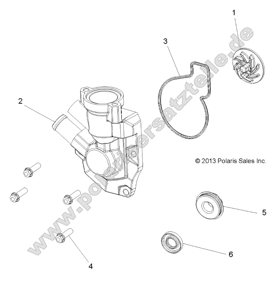 Engine, Waterpump Impeller and Cover Engine, Waterpump Impeller and Cover
