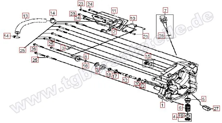 Gehäusedeckel rechts Gehäusedeckel rechts