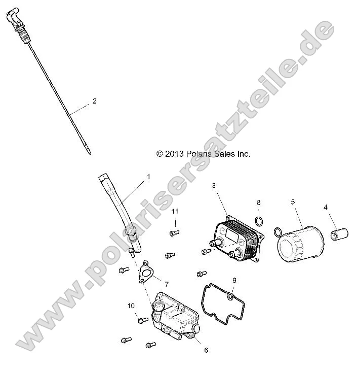 Engine, Dipstick and Oil Filter Engine, Dipstick and Oil Filter