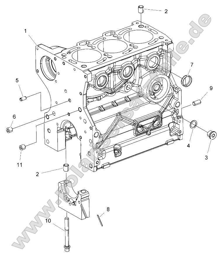 Engine, Crankcase Engine, Crankcase