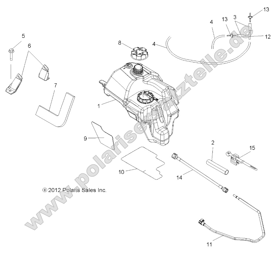 Body, Fuel Tank Asm. Body, Fuel Tank Asm.