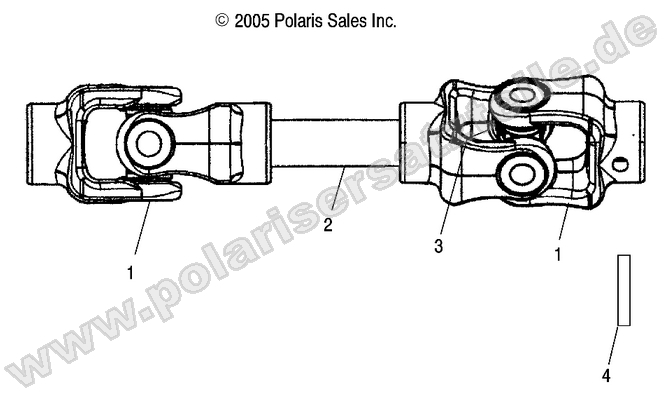 PROP SHAFT, REAR PROP SHAFT, REAR