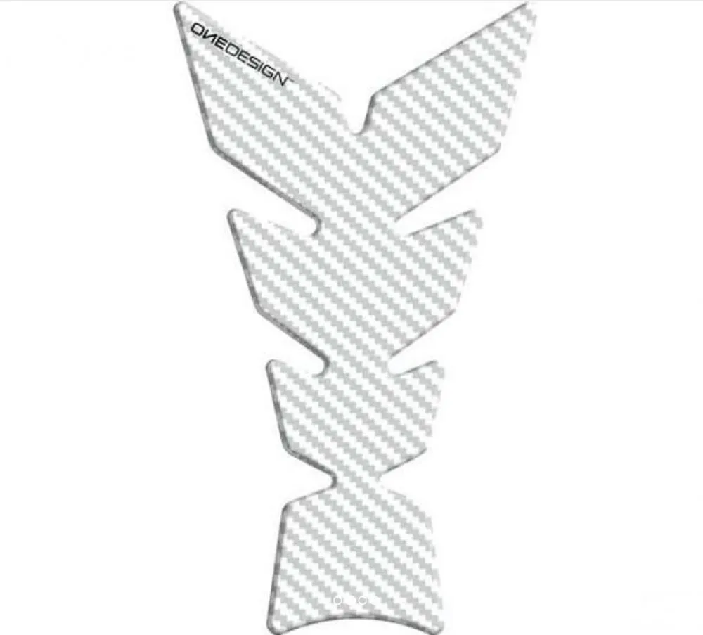 OneDesign Tankpad Moon Soft Touch Carbon weiß Design Universal