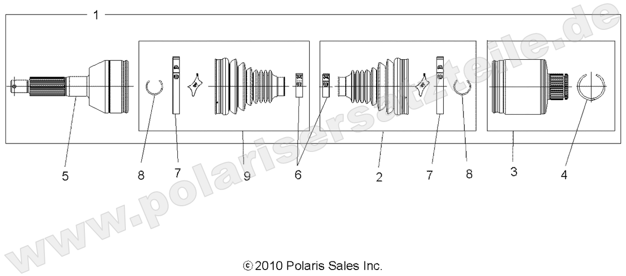 DRIVE TRAIN, REAR DRIVE SHAFT DRIVE TRAIN, REAR DRIVE SHAFT