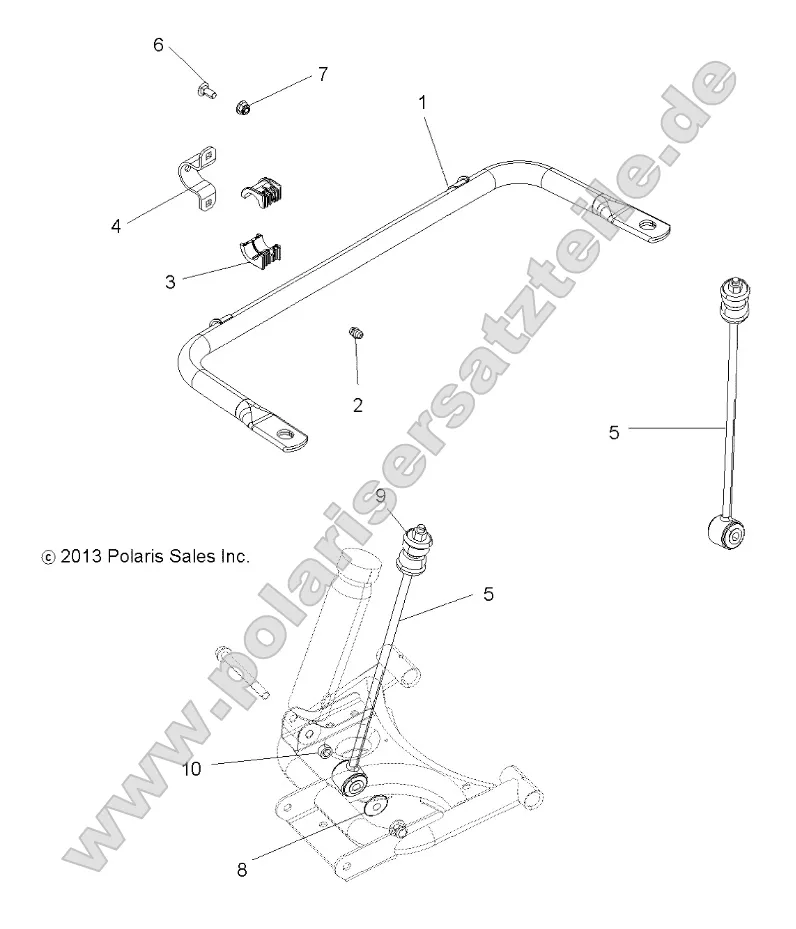 Suspension, Stabilizer Bar, Rear Suspension, Stabilizer Bar, Rear