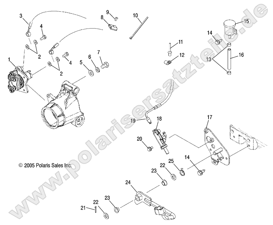 MASTER CYLINDER, REAR and FOOT PEDAL MASTER CYLINDER, REAR and FOOT PEDAL