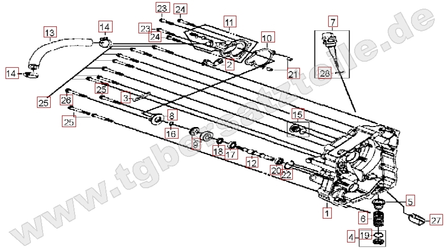 Gehäusedeckel rechts
