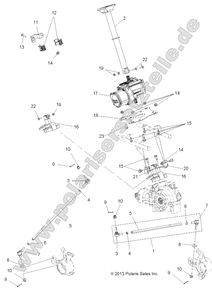 Steering; Steering Post Asm. Steering; Steering Post Asm.
