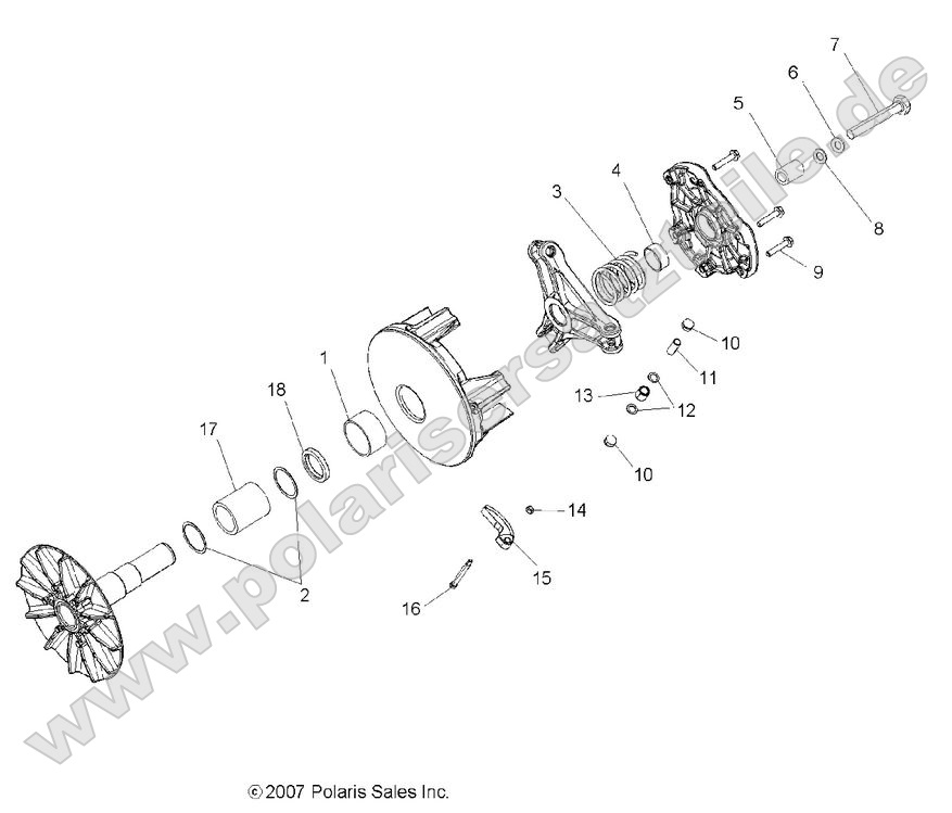 Drive Train, Primary Clutch