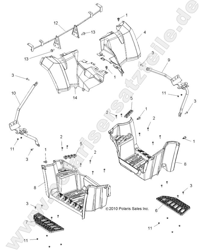BODY, REAR CAB and FOOTWELL